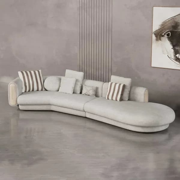 Oat milk luxury sofa in the UAE Dubai  