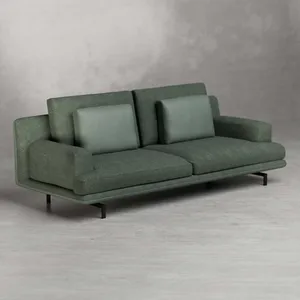 Renzo-Linea-Sofa-Green-Side