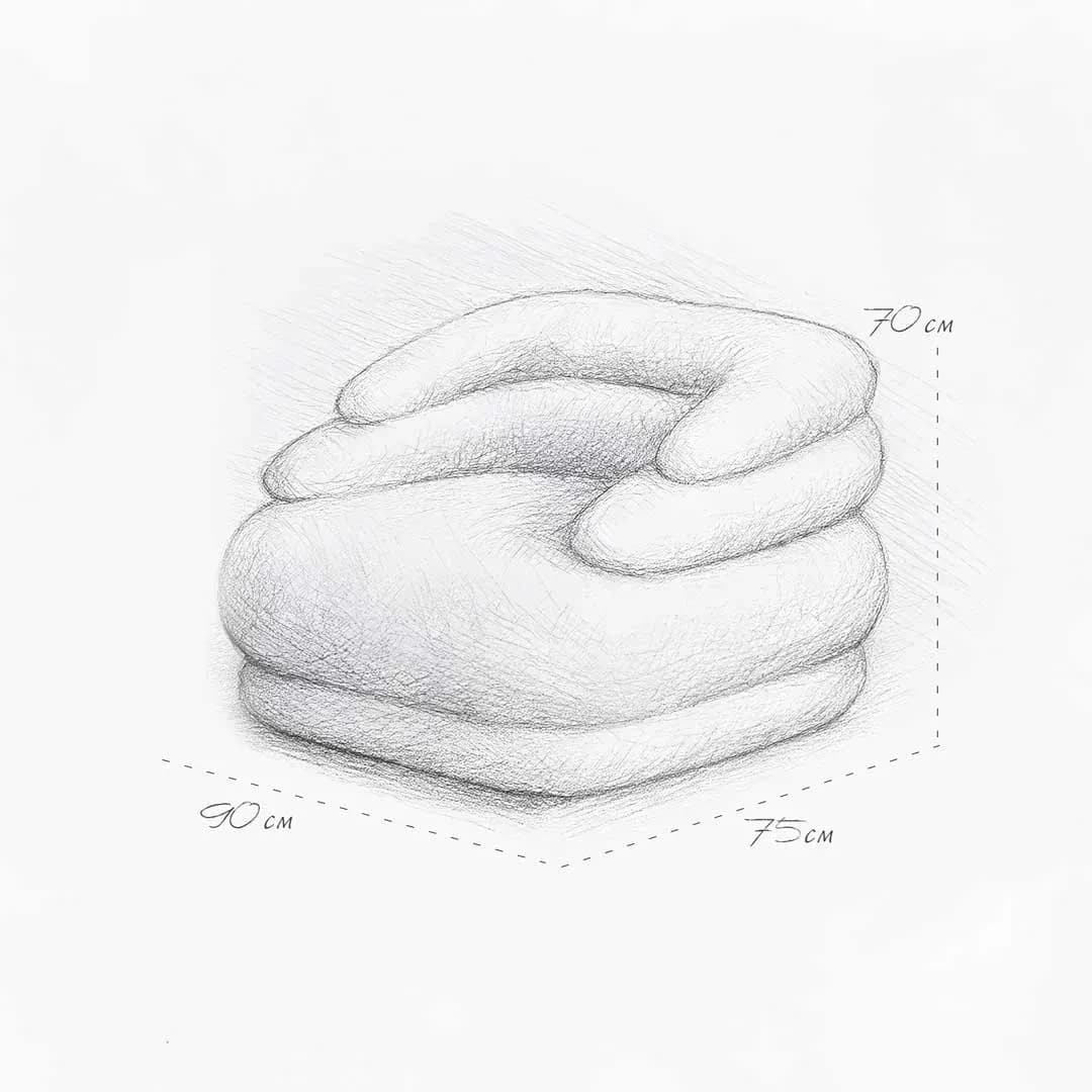 Puff Stack Lounge Chair