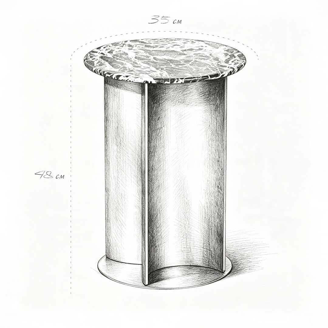 Caia-Side-Table-Green-Measurments