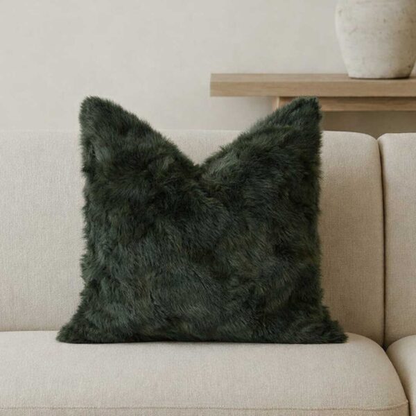 Experience pure luxury with the Coney Forest Cushion, a 45x45 cm masterpiece crafted from 100% genuine fox fur. Its deep forest green hue and plush texture create an opulent accent piece, blending warmth, sophistication, and timeless elegance. Perfect for adding rich depth to modern and luxury interiors , this cushion embodies both comfort and high-end style. in Dubai UAE