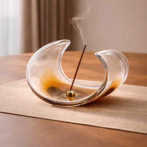 luxury bakhour inside a glass plate in Dubai UAE