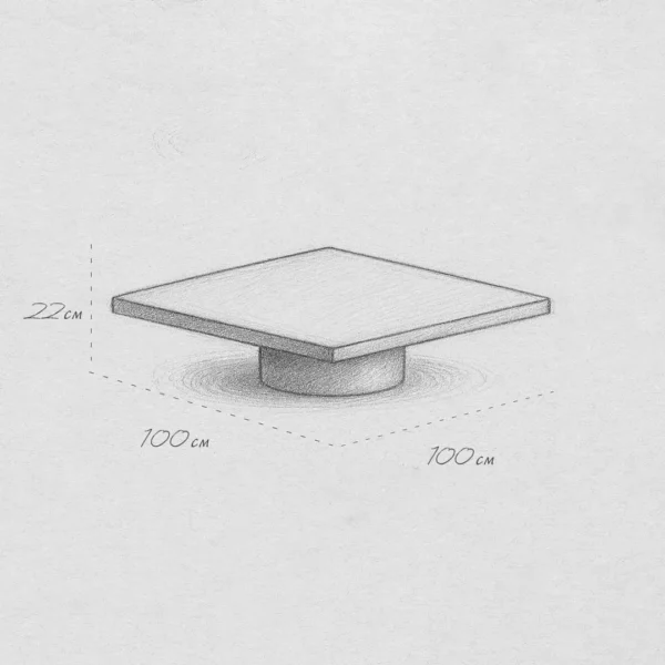 Smoke Petite Coffee table - Image 7
