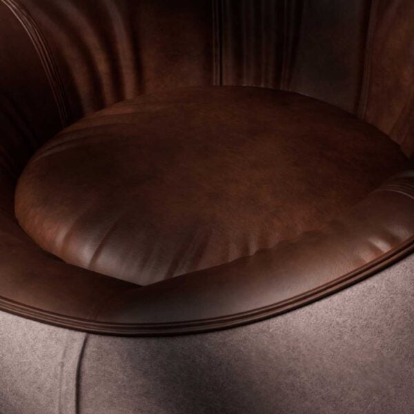 Texture detail of grey velvet fabric from Opulent Lounge Chair — premium craftsmanship and luxury materials Abu Dhabi